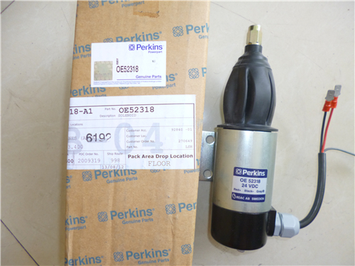 Perkins 4012柴油發(fā)動(dòng)機發(fā)電機589/91電磁停機閥